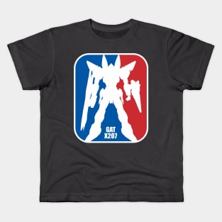 gundam gat x207 nba logo baskelball Kids T-Shirt